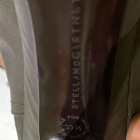 Stella McCartney Waxed Canvas Italian Boots - Picture 14 of 16